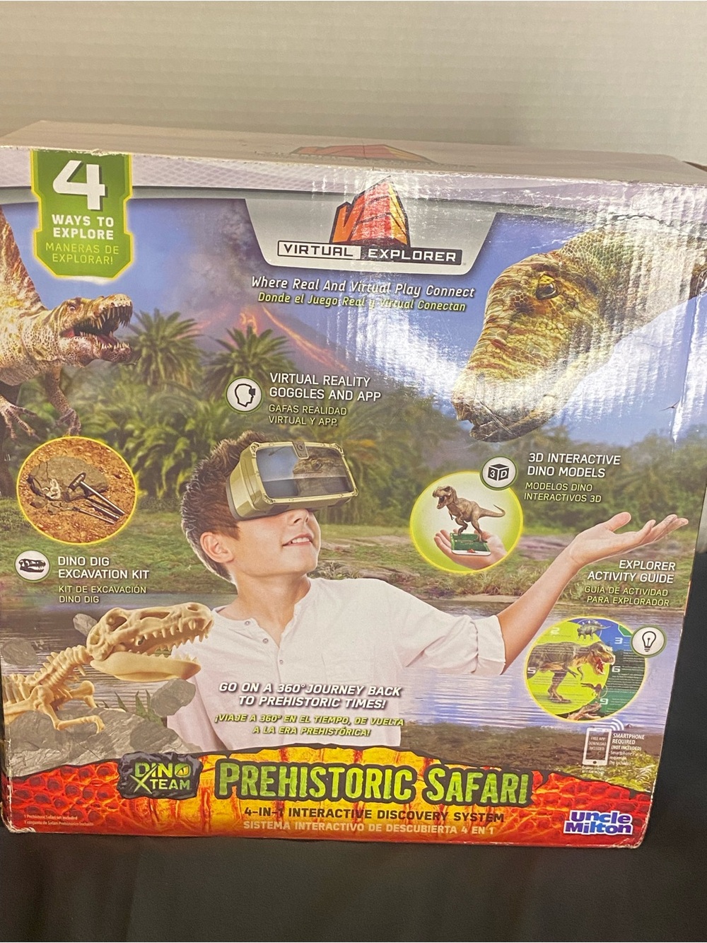 Virtual Explorer Prehistoric Safari VR Kit - Gold/Black